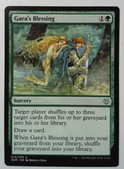 Gaea's Blessing *Uncommon* Magic MtG x1 Nissa vs Ob Nixilis - Image 1
