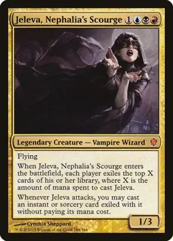 Jeleva, Nephalia's Scourge Commander 2013 MP MTG - Image 1