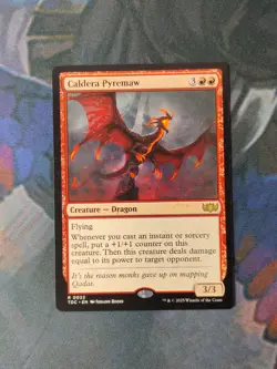 Caldera Pyremaw | 7% Off 2+ | Dragonstorm | NM | MTG - Image 1