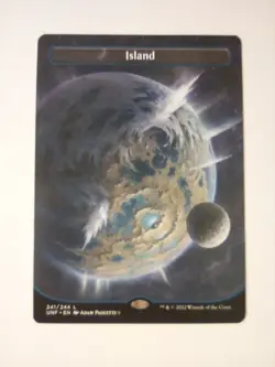 Island: MtG Magic the Gathering Unfinity #241 Basic Land NM - Image 1