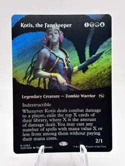 Kotis, the Fangkeeper 362 Borderless Foil Tarkir Dragonstorm TDM MTG NM - Image 1
