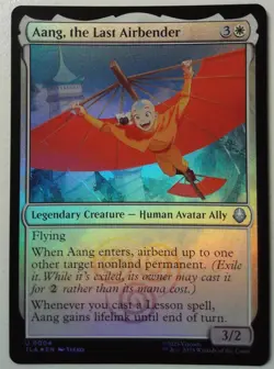 Aang, the Last Airbender *FOIL Uncommon* Magic MtG x1 Avatar: The Last Airbender - Image 1