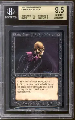 Magic MTG Arabian Nights Khabal Ghoul BGS 9.5 (9.5, 9, 9.5, 9.5) GEM MINT - Image 1