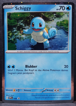 Schiggy SVP048 151 Black Star Promo Holo Pokemon Pokemon Deutsch Near Mint - Image 1
