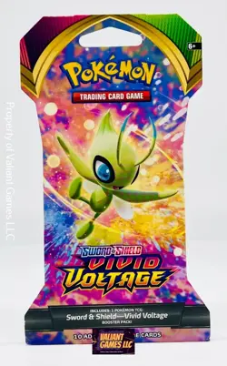 Pokemon Sword & Shield Vivid Voltage Sleeved Booster 5 pack lot - Rip + Ship - Image 1