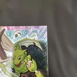 Pokemon Topps Scyther #123 Silver Holo Foil NM English - Image 4