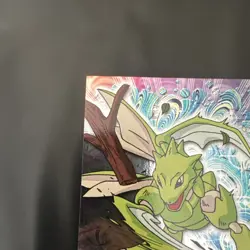 Pokemon Topps Scyther #123 Silver Holo Foil NM English - Image 5