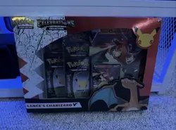 Pokemon TCG Celebrations Collection Lance's Charizard V Box 820650101625 - Image 1