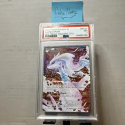 2013 POKEMON B&W LEGEND TREASURES RADIANT COLL #RC22 FULL ART/RESHIRAM PSA 7 - Image 1