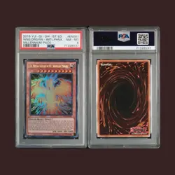 Yu-Gi-Oh The Winged Dragon of Ra - Immortal Phoenix (Ultra Rare / 1st Ed) PSA 8 - Image 1