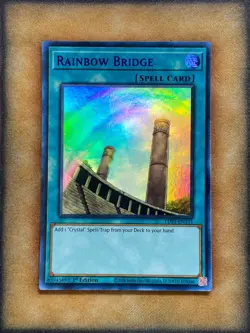 Yugioh Rainbow Bridge LDS1-EN111 Ultra Rare 1st Ed BLUE NM - Image 1