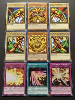Exodia Full 5 Piece Set + Incarnate + Obliterate!!! + Blaze + Rage | YuGiOh! - Image 1