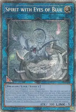 Yugioh! Spirit with Eyes of Blue, MP25-EN049, Starlight Rare, 1st Edition - Image 1