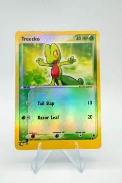 Treecko 76/109 EX Ruby & Sapphire Base E Series Reverse Holo Pokemon Card LP - Image 1