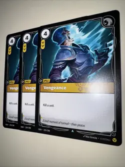 Riftbound TCG Vengeance OGN 229/298 English NM X3 Playset Card Game CCG - Image 3