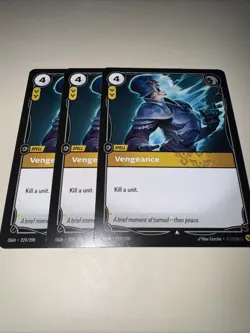 Riftbound TCG Vengeance OGN 229/298 English NM X3 Playset Card Game CCG - Image 4