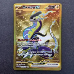 Miraidon ex 253/198 - Scarlet & Violet Base - Hyper Rare Gold Card - Pokemon TCG - Image 1