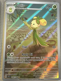Pokemon TCG Dolliv Scarlet & Violet Holo Illustration Rare Card 200/198 Base Set - Image 1