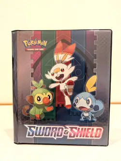 Pokemon Sword & Shield - Grookey, Scorbunny, Sobble Oversized Card Binder - Image 1