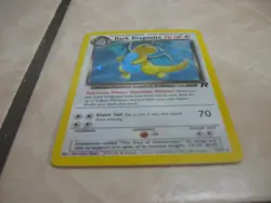 2000 POKEMON DARK DRAGONITE HOLOGRAM 70 HP 5/82 TCG CARD VERY NICE - Image 1
