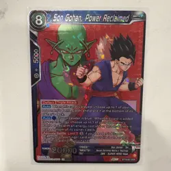 Son Gohan, Power Reclaimed Dragon Ball Super Card Game BT19-151 SGR M / NM - Image 1