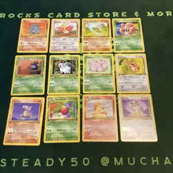 Pokemon 1st First Edition Jungle (12) Card Lot No Duplicates ALL 1st Edition📈🔥 - Image 1