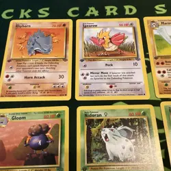 Pokemon 1st First Edition Jungle (12) Card Lot No Duplicates ALL 1st Edition📈🔥 - Image 2