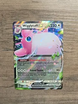 Pokemon TCG Wigglytuff ex 040/165 Ultra Rare Card NM - Image 1