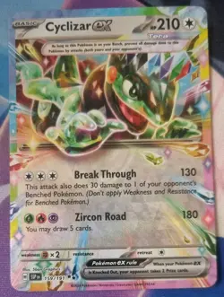 Cyclizar Ex 159/191 Surging Sparks Pokemon Card NM-Mint TCG Double Rare - Image 1