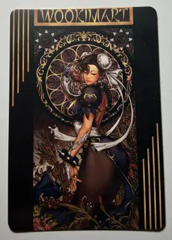 SEXY HEROINE WAIFU Chun Li STREET FIGHTER ACG PRISMATIC HOLOFOIL CARD NM - Image 2