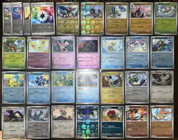 Pokemon Black Bolt & White Flare Pokeball Reverse Holo card Lot 30x All NM - Image 1