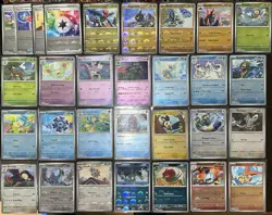 Pokemon Black Bolt & White Flare Pokeball Reverse Holo card Lot 30x All NM - Image 2