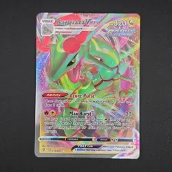 Pokemon TCG Card Rayquaza VMAX 111/203 Evolving Skies Ultra Rare Holo - NM - Image 1
