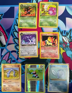 Pokemon Bundle - Vintage (Including 1st ed) and Evolutions cards - 8 Cards Lot - Image 1