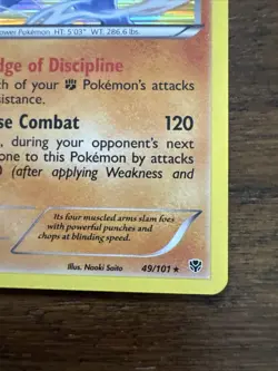 Pokemon Machamp 49/101 Plasma Blast Holo Card Near Mint Condition - Image 5