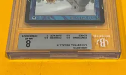 MTG ANCESTRAL RECALL Beta (BGS 8) (OldManMTG 009-148) - Image 3