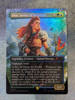 Aloy, Savior of Meridian Secret Lair Playstation Superdrop Rainbow Foil - Image 1