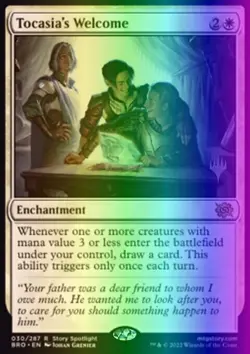 MTG Tocasia's Welcome (30p/180) The Brothers' War Promos LP FOIL - Image 1
