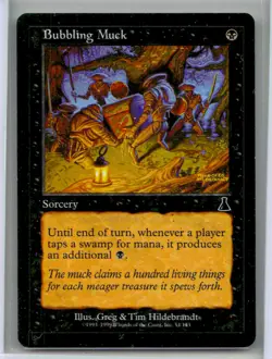 Lightly played Bubbling Muck #54 Urza's Destiny W/Tracking - Image 1