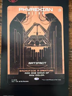 Phyrexian Altar ?? Borderless NonFOIL ?? MTG NM (0016) Encyclopedia Secret Lair - Image 1
