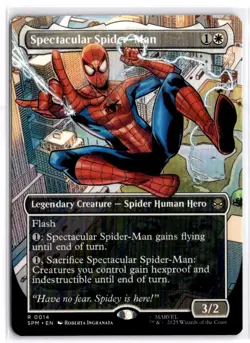 MTG Spectacular Spider-Man (Borderless) R 14 NM - Image 1