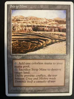 4rd Edtion MTG 1 Strip Mine Magic - Image 1