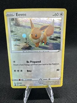 Eevee [LP] - Pokemon TCG Sword & Shield Promo SWSH190 [Cosmos Holo] - Image 1