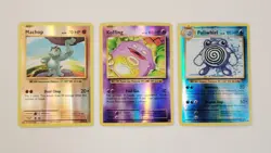 Poliwhirl Koffing Machop Pokemon XY Evolutions Reverse Holo Trio NM 57 50 24 - Image 1
