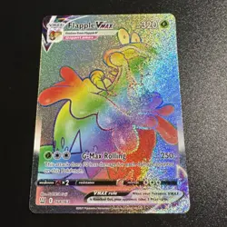 Pokemon Flapple VMAX (Secret) SWSH05: Battle Styles 164/163 Near Mint NM - Image 1