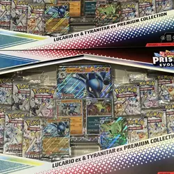 Pokemon Lucario Tyranitar Premium Collection Prismatic Sam’s Club 2x Lot Bundle - Image 2