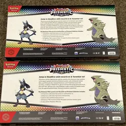Pokemon Lucario Tyranitar Premium Collection Prismatic Sam’s Club 2x Lot Bundle - Image 3