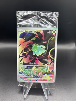 2025 POKEMON Mega Evolutions BULBASAUR ILLUSTRATION PROMO SEALED - Image 1