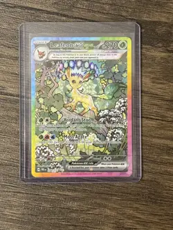 Pokemon TCG Leafeon ex SV: Prismatic Evolutions 144/131 SIR Holo - Image 1