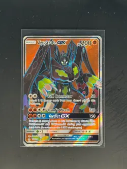 Zygarde GX Forbidden Light 123/131 Holo Full Art Ultra Rare Pokemon TCG - Image 1
